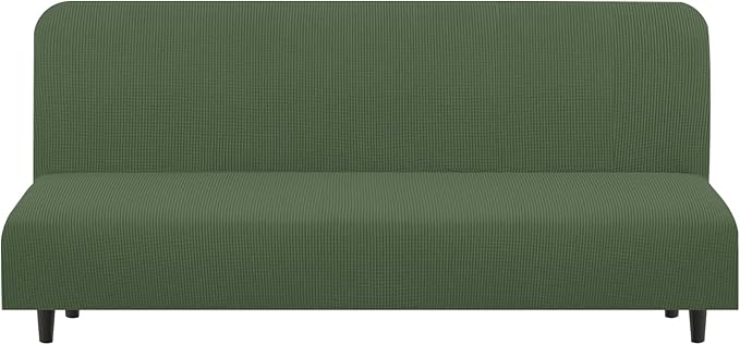 U-NICE HOME Stretch Futon Cover Armless Bed Slipcover by U-NICEHOME