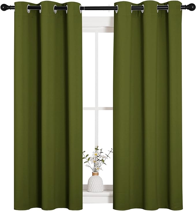 NICETOWN Window Curtain Panels, Christmas Window Decoration Thermal Insulated - Image 4