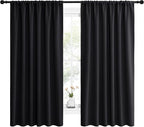 NICETOWN Halloween Black Blackout Curtain Blinds - Image 2