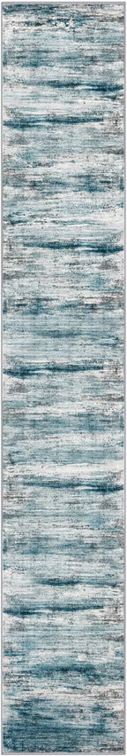 KOZYFLY Modern Abstract Hallway Runner, 2x12 Washable Rug Runner Non-Slip Soft - Image 8