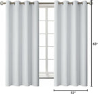 BGment Room Darkening Curtains 63 Inches Long - Image 9