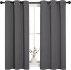NICETOWN Grey Blackout Curtain Panels by NICETOWN