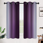 SimpleHome Ombre Room Darkening Curtains - Image 2