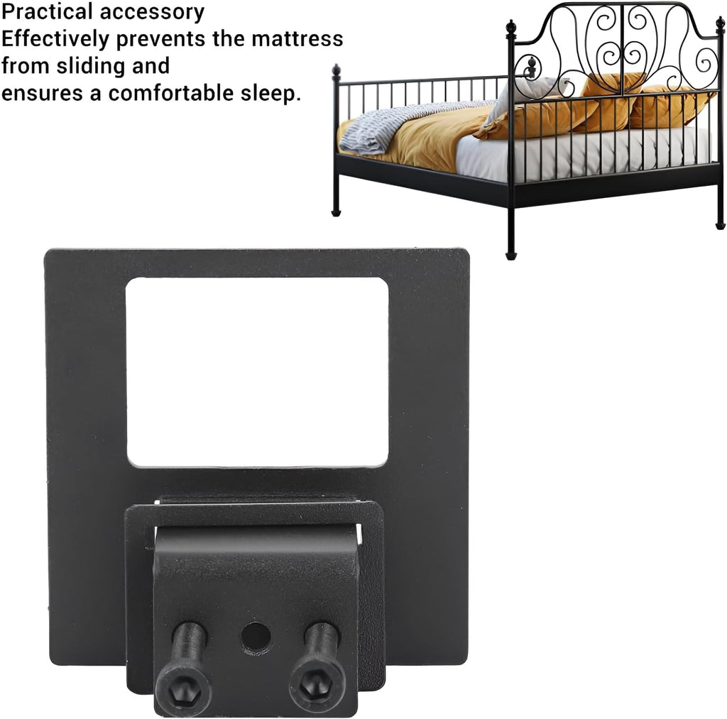6 Pack Adjustable Mattress Slide Stopper for Metal Bed Frame