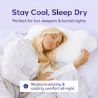 Mellow Cloud Cold Cooling Comforter for Hot Sleepers, Built-in Duvet