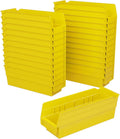 Akro-Mils 30120 Plastic Organizer and Storage Bins for Refrigerator, Kitchen, Cabinet, or Pantry Organization, 12-Inch x 4-Inch x 4-Inch, Yellow, 24-Pack