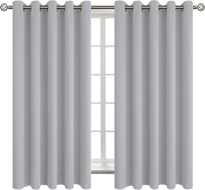 BGment Room Darkening Curtains 63 Inches Long by BGment