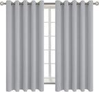 BGment Room Darkening Curtains 63 Inches Long by BGment