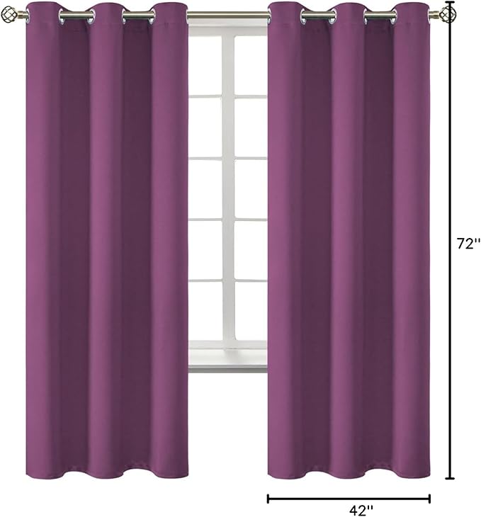 BGment Room Darkening Curtains 72 Inches Long - Image 8