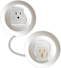 Legrand Wiremold In-Wall TV Power and Cable Grommet Kit White 1 Pack