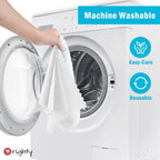 Orighty Microfiber Cleaning Cloth Bulk, 150 Pack Shop Towels 12x12in, White