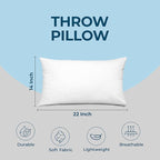 Utopia Bedding Throw Pillows – 14 x 22 Inches Down Alternative Pillows - Image 4