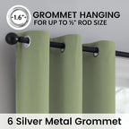 SimpleHome 100% Blackout Curtains - Image 5