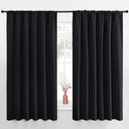 NICETOWN Black Blackout Curtain Blinds by NICETOWN