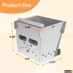 BQMAX Stainless Steel Burn Pot for PelPro PP130, PP150, PP60, PP70, PPC90