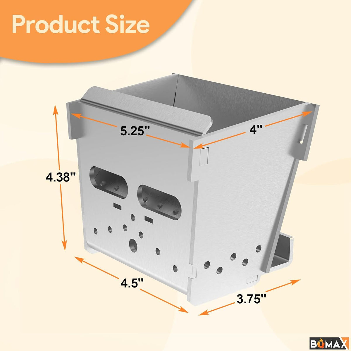 BQMAX Stainless Steel Burn Pot for PelPro PP130, PP150, PP60, PP70, PPC90