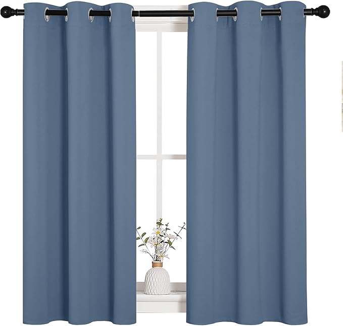 NICETOWN Kitchen Curtains Small Window Curtains & Drapes, Thermal Insulated - Image 2