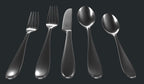 Danialli Silverware Set for 8, 18/10 Stainless Steel (40-Piece, Fidenza)