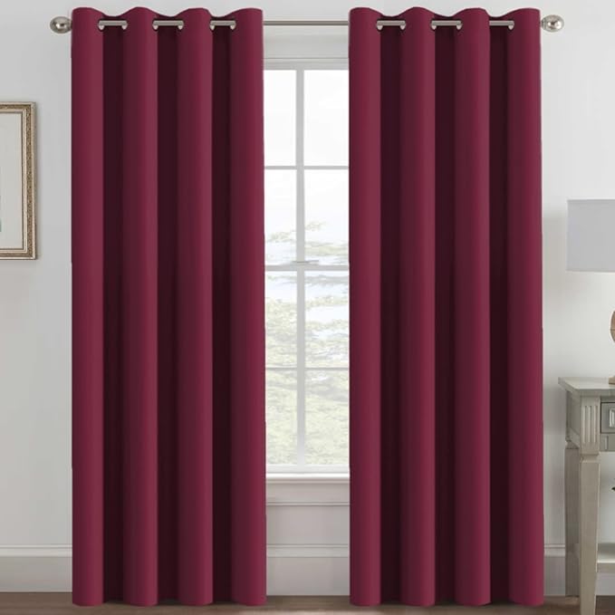 H.VERSAILTEX Light Blocking Blackout Curtains Window Treatment Thermal - Image 9