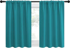 NICETOWN Peacock Blue Blackout Curtains Panels - Image 2