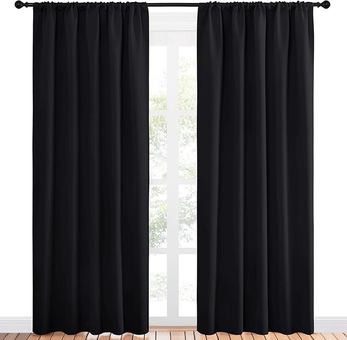 NICETOWN Black Out Window Curtains - Image 2