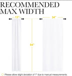 NICETOWN White Bedroom Curtain Panels - Image 7