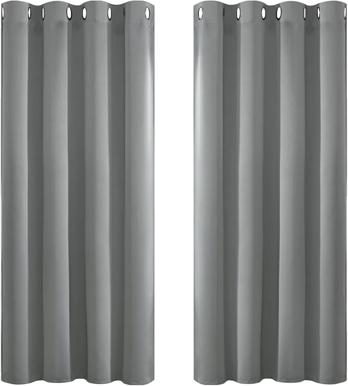 Yakamok Dove Grey Room Darking for Livingroom Dining Room Darkening Thermal by Yakamok