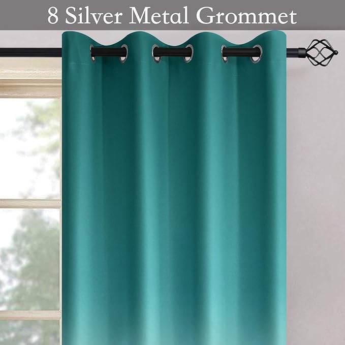 SimpleHome Ombre Room Darkening Curtains - Image 2