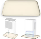 Daisypower Dehumidifier Drip Pan - 15 1/2''x10 1/2'' Leak-Proof Hard Plastic Pans with Raised Edge | Non-Slip & Water-Resistant | Protects Floors & Carpets | for Small Dehumidifiers/Humidifiers