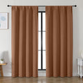 Simplebrand Ava Sun Baked Blackout Curtains by Simplebrand