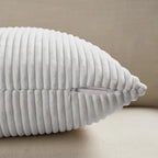Fancy Homi 2 Packs White Lumbar Decorative Throw Pillow Covers 14x24 Inch - Image 3