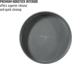 Calphalon Titan 10-Piece Nonstick Bakeware Set, Baking Sheet Set, Steel Core PFA-Free Nonstick Coating, Oven Safe, Includes Sheet Pans, Muffin Pan, Round Cake Pans, Loaf Pan and Cooling Rack - Silver