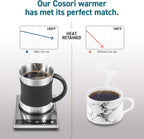 Cosori Coffee Mug Warmer & Mug Set, 1°F Precise Temperature Control