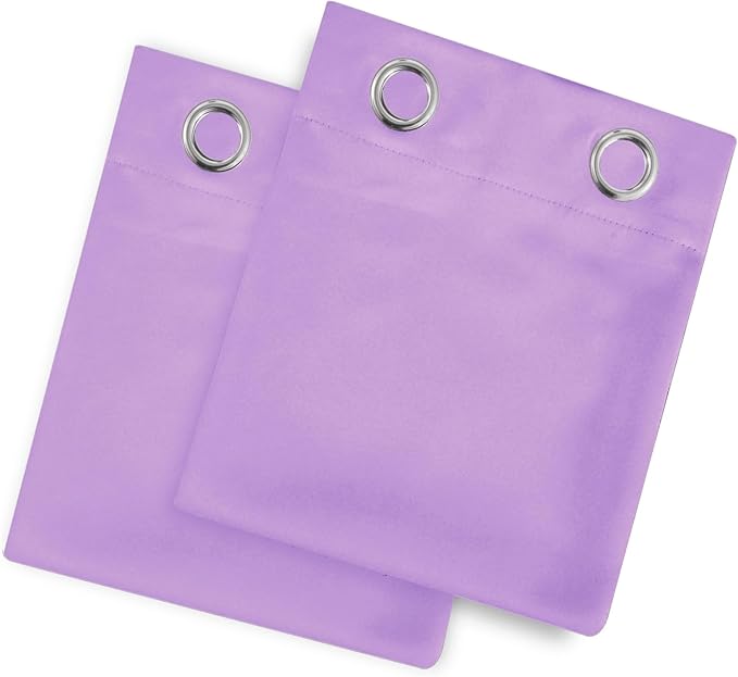 LEMOMO Blackout Curtains 52 x 120 Inch Long Lavender Curtains Set of 2 Panels - Image 9