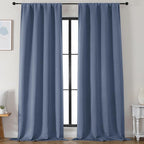 Simplebrand Denim Blackout Curtains by Simplebrand