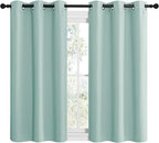 NICETOWN Aqua Blue Room Darkening Curtains - Image 2