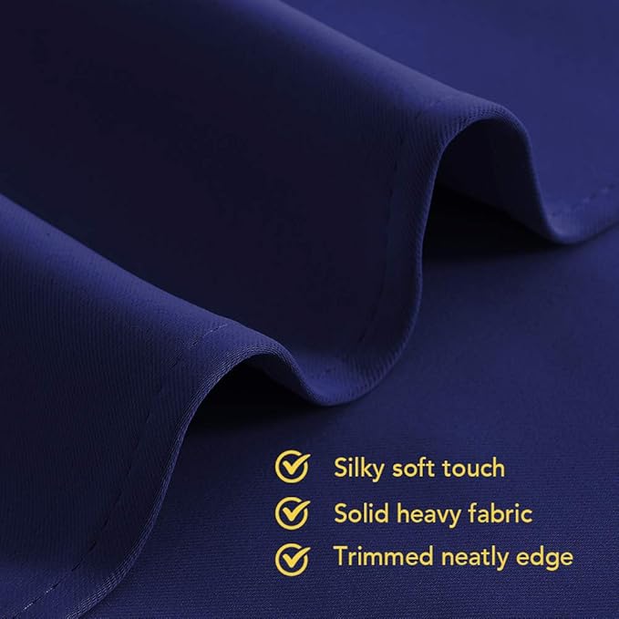 NICETOWN Royal Blue Blackout Curtain Panels - Image 5