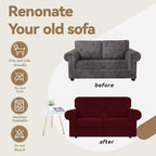 WEERRW Velvet Couch Covers for 2 Cushion Couch Sofa - Image 5