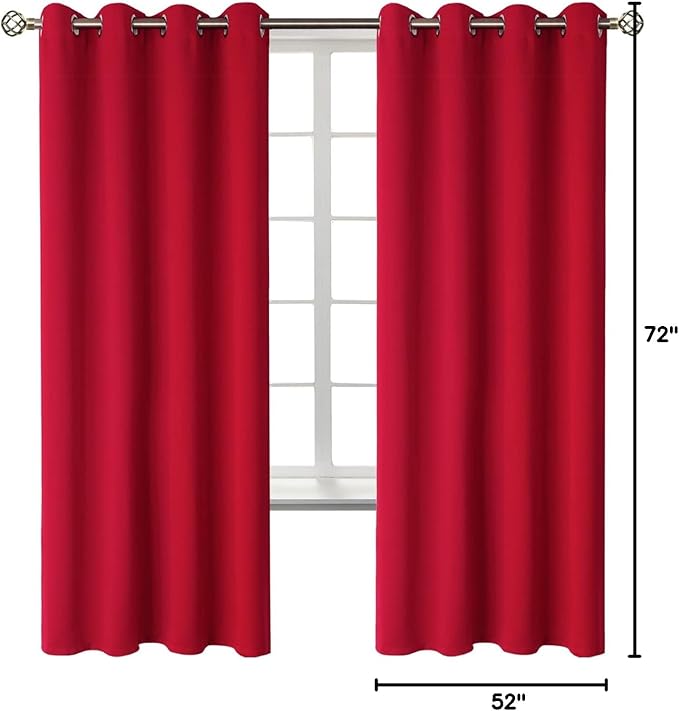 BGment Room Darkening Curtains 72 Inches Long - Image 9