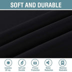 H.VERSAILTEX Blackout Curtains for Bedroom Black Out Curtains 90 inch Thermal - Image 4