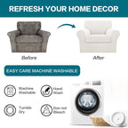 Turquoize 2 Piece Chair Covers Armchair Slipcovers - Image 7