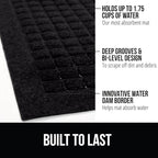 GORILLA GRIP® Ultra Absorbent Front Door Mat Outside Entrance, Traps Dirt and - Image 2
