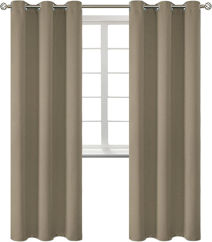 BGment Room Darkening Curtains 84 Inches Long by BGment