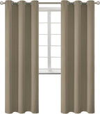 BGment Room Darkening Curtains 84 Inches Long by BGment