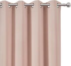 LEMOMO Blackout Curtains 52 x 108 inch/Blush Curtains Set of 2 Panels/Thermal - Image 6