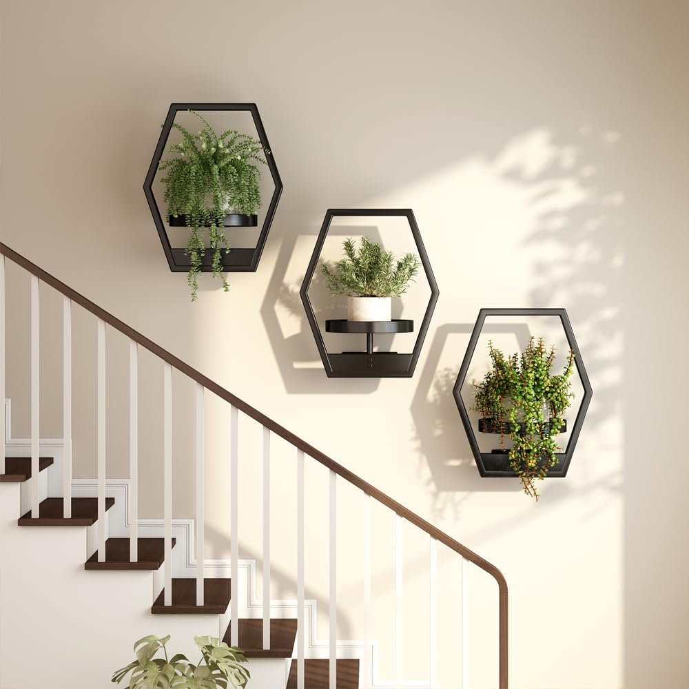Wall Plant Holde Metal Hanging Planters Plant Stand Indoor Hanger
