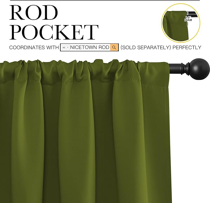 NICETOWN Christmas Decoration Blackout Curtain - Image 3