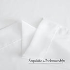 NICETOWN White Sheer 54 inch Length Curtains, Grommet Soft Voile Sheer Light - Image 6