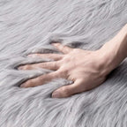MIULEE Fluffy Rug Soft Shaggy Faux Fur Area Rug Luxury Plush Sheepskin Carpet - Image 3