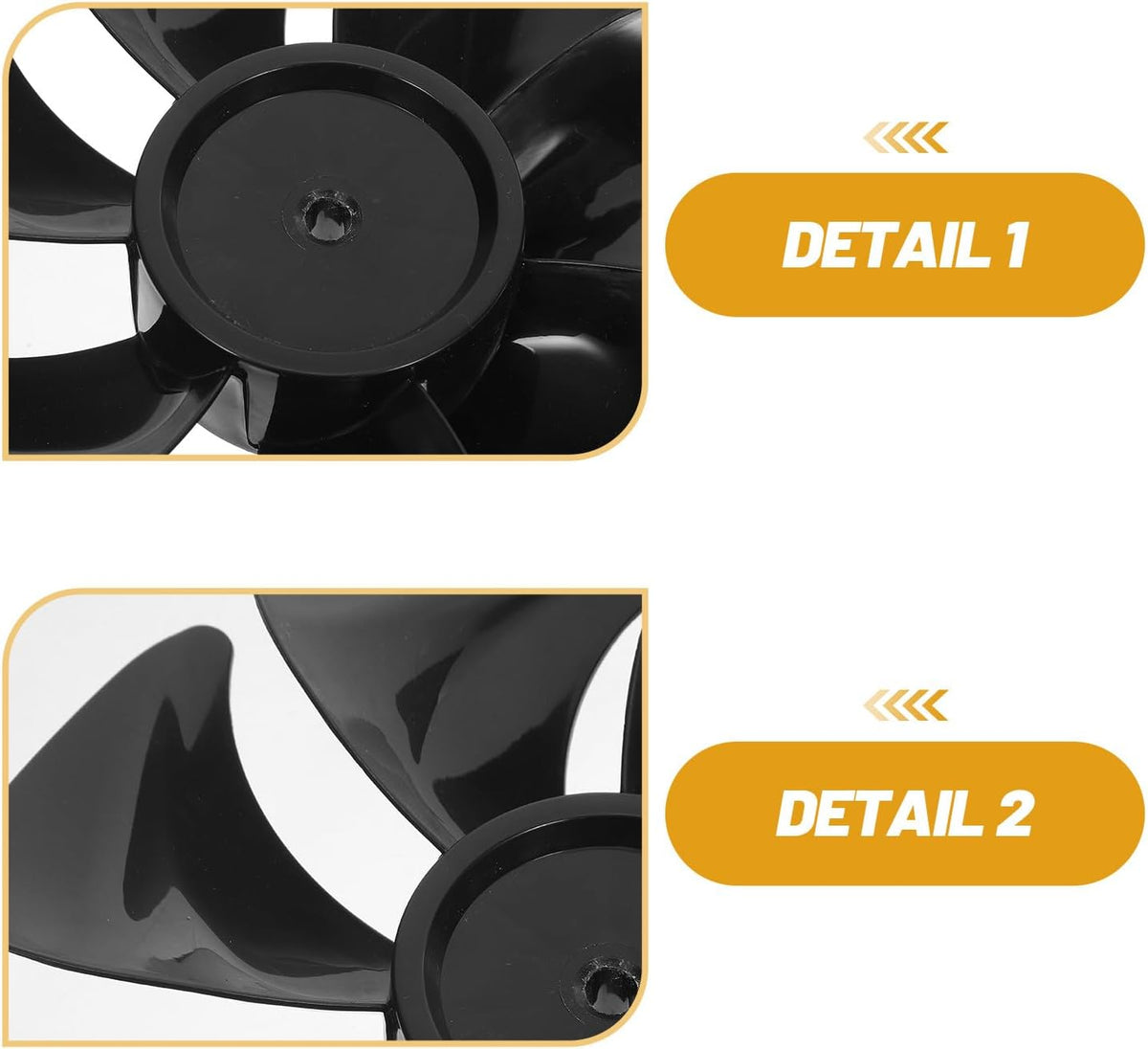 GALPADA Fan Blade Replacement Types 8.3 in Plastic 6-Leaves Inch